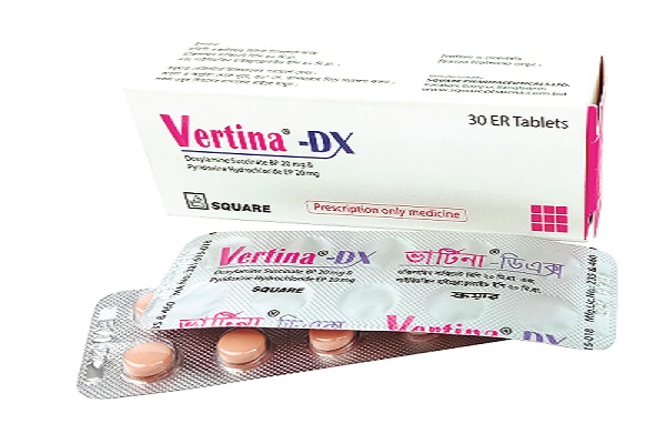 Picture of Tablet Vertina-DX 20 mg+20 mg